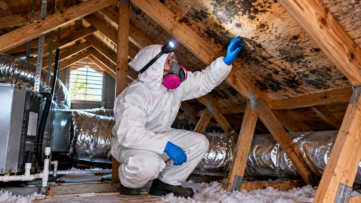 Attic Mold Removal in Jupiter Inlet Colony