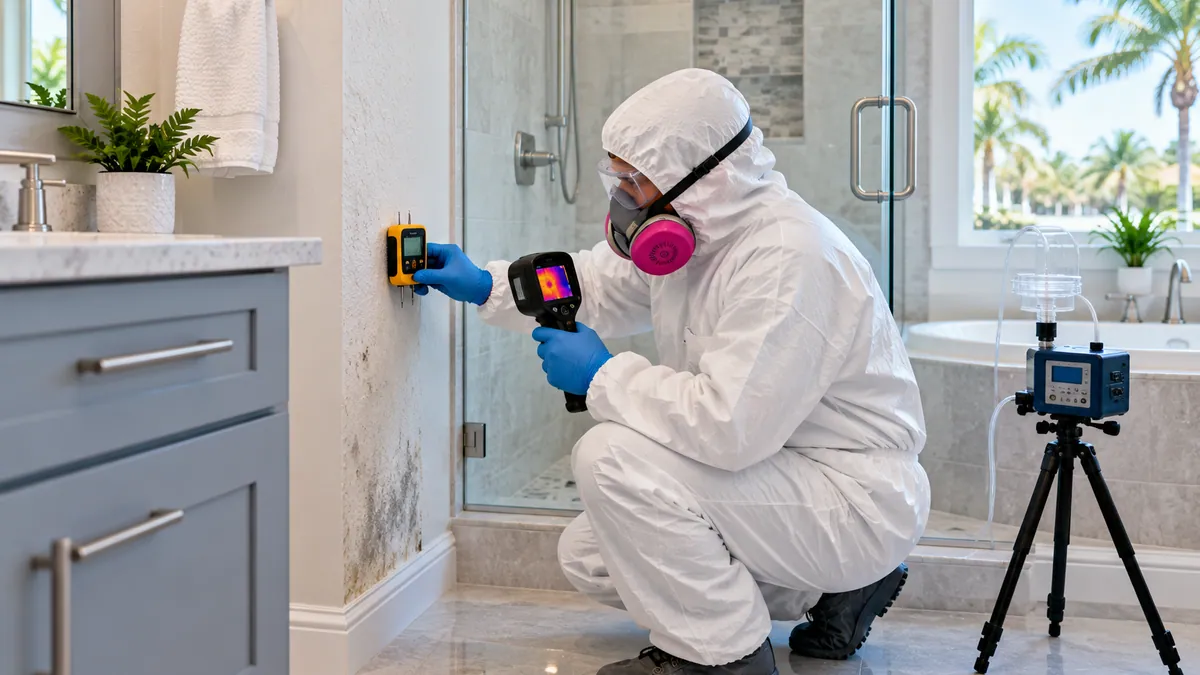 Mold Inspection and Testing in Jupiter Inlet Colony